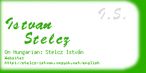 istvan stelcz business card